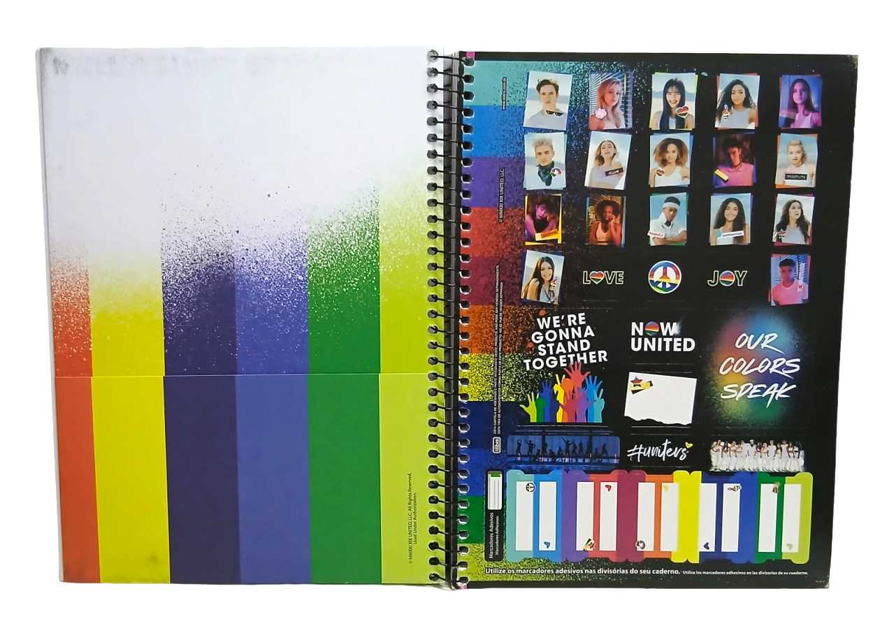 CADERNO C.D. 1X1 NOW UNITED